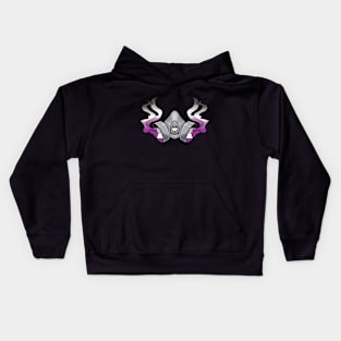 Asexual Gas Mask Kids Hoodie